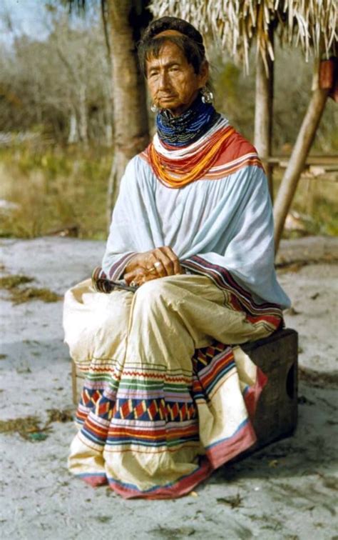 Seminole woman Tommy Jumper Squirrel 1960s | Native american peoples ...