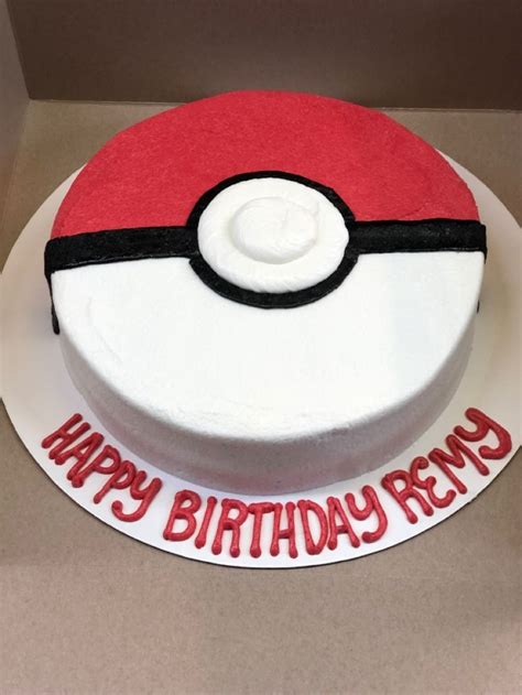 Pokémon ball cake