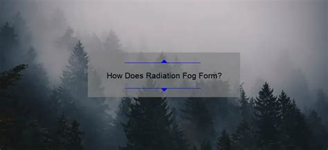 How Does Radiation Fog Form? - Working-The-Sails.com (UPDATE 👍)