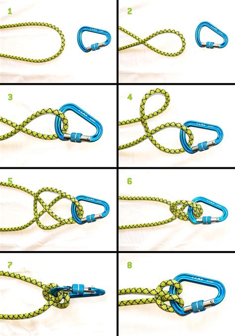 Need-to-Know Climbing Knots: Clove Hitch | Types of knots, Survival ...