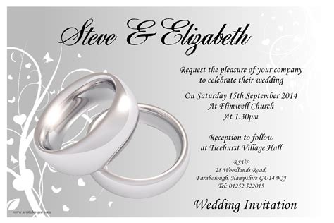 Wedding invitations examples, Wedding invitation templates, Free wedding invitation templates