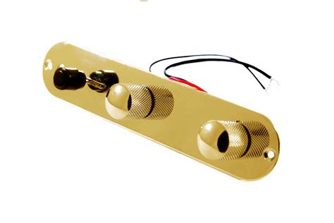 GOLD LOADED TELECASTER CONTROL PLATE - Clandestine Guitars | Tienda ...