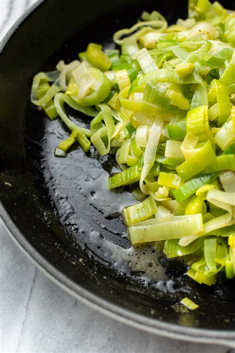 Simple Sautéed Leeks • Salt & Lavender