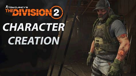 The Division 2 | Character Creation | Every Option | CenterStrain01 ...