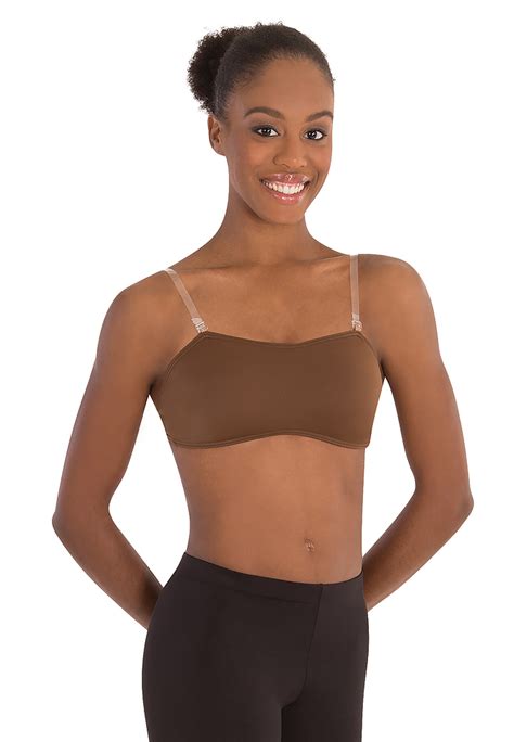 Padded Bandeau Clear Strap Bra by Body Wrappers-274