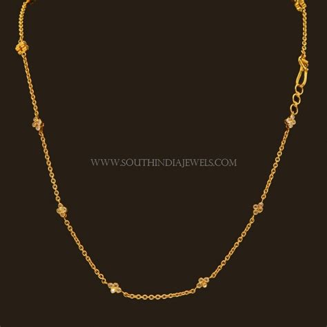 Gold Chain Designs for Women ~ South India Jewels