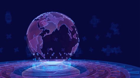 Digital Globe With World Map - News 03 Copy Stock Motion Graphics SBV ...