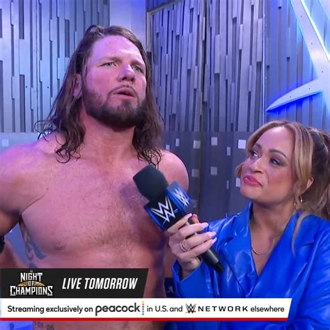 WWE on Twitter: ""I'm gonna put a PHENOMENAL beating on him tomorrow night." 😤 @AJStylesOrg vows ...