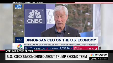 Davos Regular Dimon Expresses Support For Trump Reelection | Crooks and ...