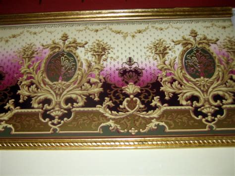 victorian wall paper border styles | 1860-Reproduction Wallpaper from ...