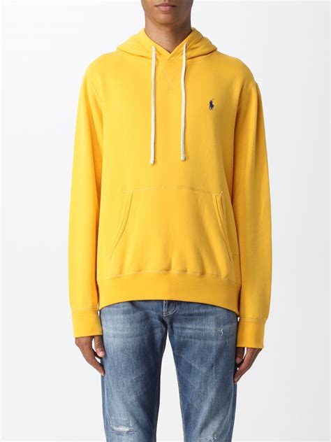POLO RALPH LAUREN: sweatshirt for man - Gold | Polo Ralph Lauren sweatshirt 710766778 online on ...