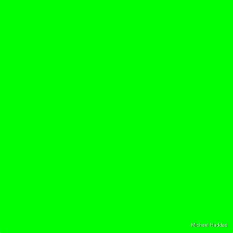 "Chroma Green" by Michael Haddad | Redbubble