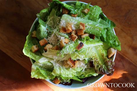 Caesar salad, variation – grown to cook