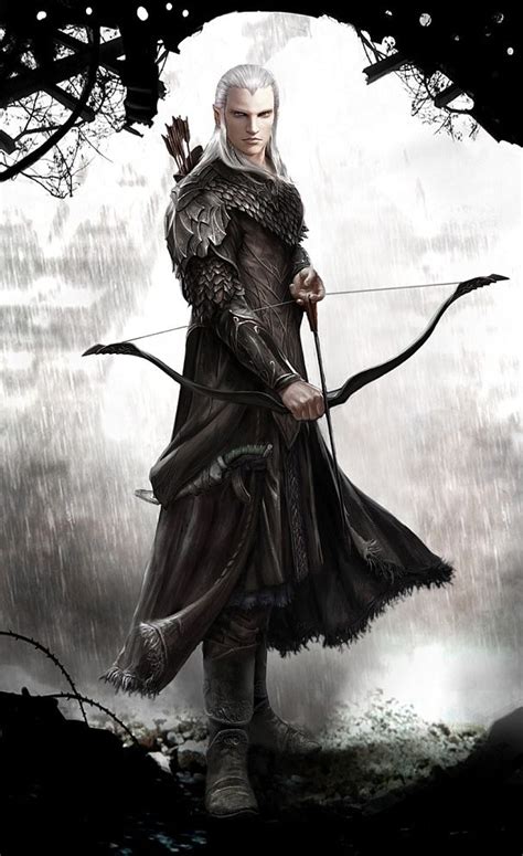 The Hobbit: Legolas Concept Art | Fantasy art men, Elves, Fantasy warrior