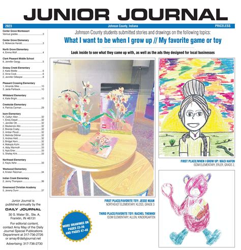 2023 Junior Journal - Daily Journal