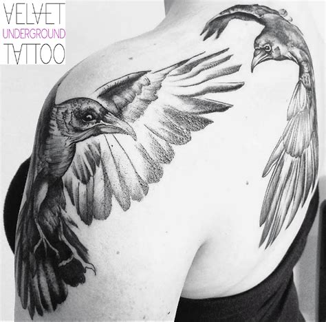 Black Raven Tattoo by Roxy Velvet at Velvet Underground Tattoo ...