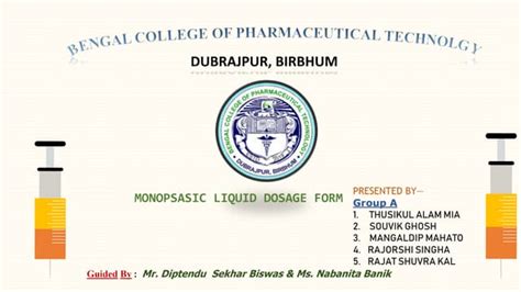 Group A (Monophasic liquid Dosage Form).pptx