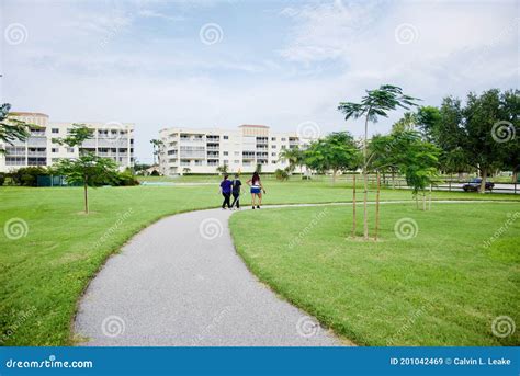 People Walk in Manatee Sanctuary Park, Cape Canaveral, Florida Editorial Stock Image - Image of ...