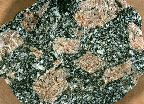 Porphyritic texture in granite - Stock Image - E417/0295 - Science ...