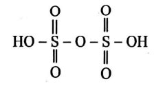 The number of S=O bonds in pyrosulphuric acid is.