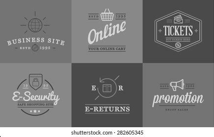 Set Vector Ecommerce Icons Shopping Online Stock Vector (Royalty Free ...