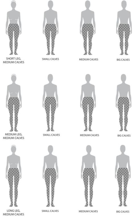 How different leg types look different on different calf sizes and height | Joy of Clothes ...