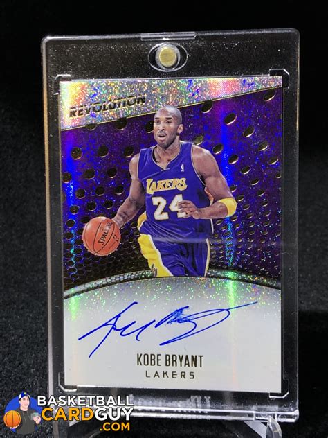 Kobe Bryant 2017-18 Panini Revolution Autographs – Basketball Card Guy