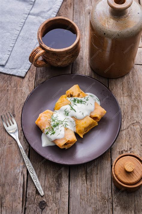 Premium Photo | Ukrainian traditional dish of national cuisine holubtsi