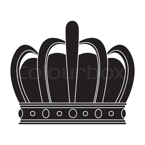 King crown symbol icon vector ... | Stock vector | Colourbox