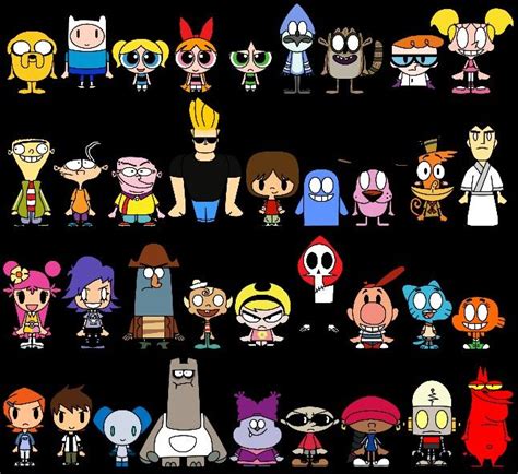 Classic Cartoon Network Characters