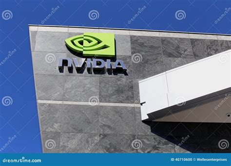 Nvidia World Headquarters editorial image. Image of information - 40710600