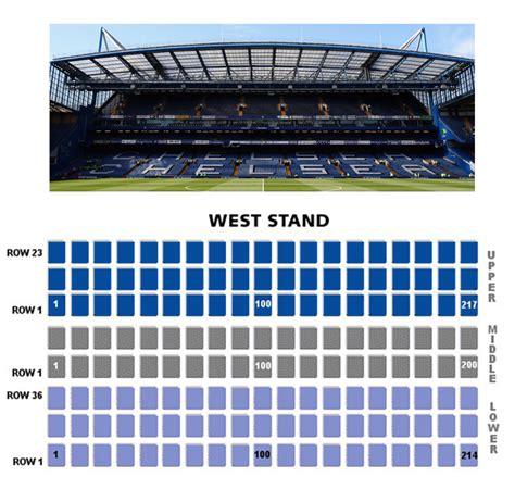 Seating Plan | Official Site | Chelsea Football Club