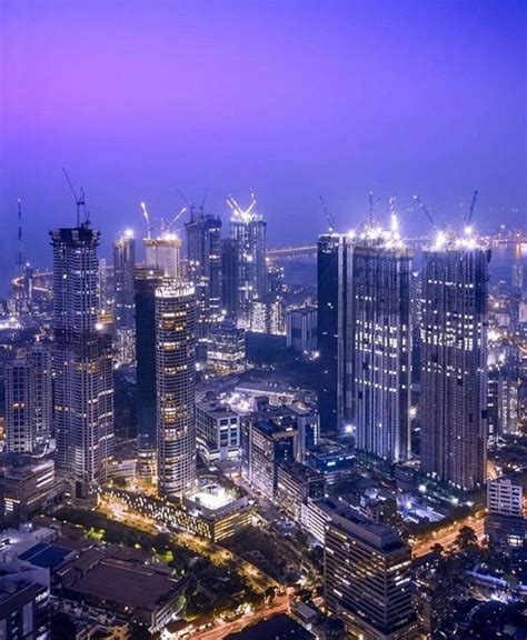 Mumbai city at night : r/interestingasfuck