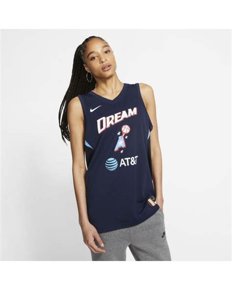 Nike Tiffany Hayes Atlanta Dream Wnba Basketball Jersey in Blue - Lyst