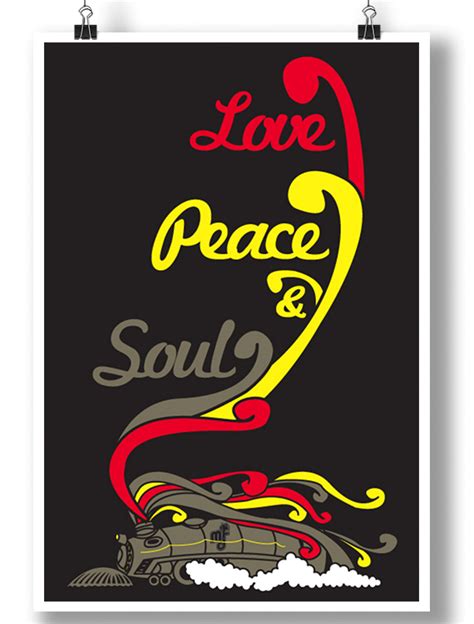 LOVE PEACE & SOUL POSTER - Mixerfriendly.com