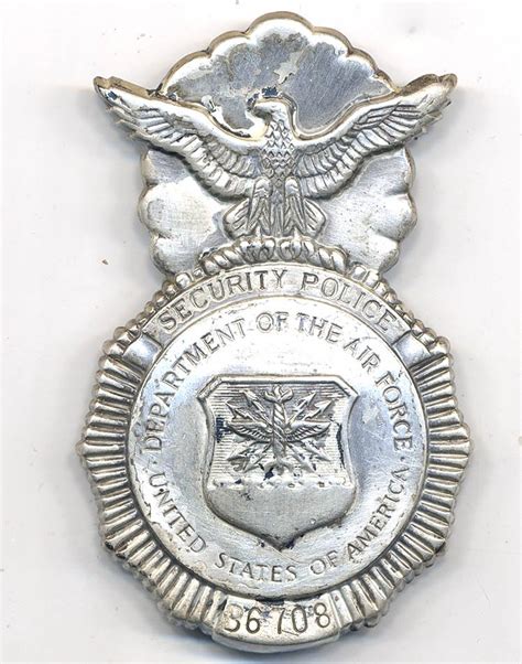 United States Air Force Security Police badge - Other Countries - GreatMilitaria.com