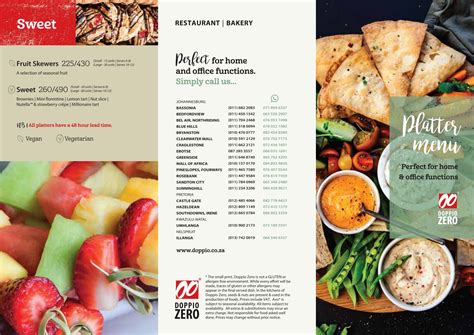 Doppio Zero Menu Prices South Africa