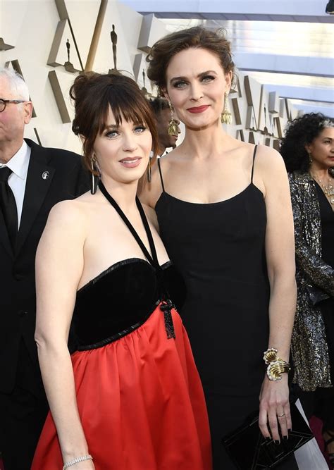 Zooey Deschanel and Emily Deschanel | Celebrities With Family Members at the 2019 Oscars ...