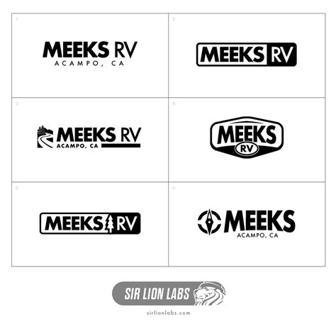 Meeks RV Logo Design | Sir Lion Labs