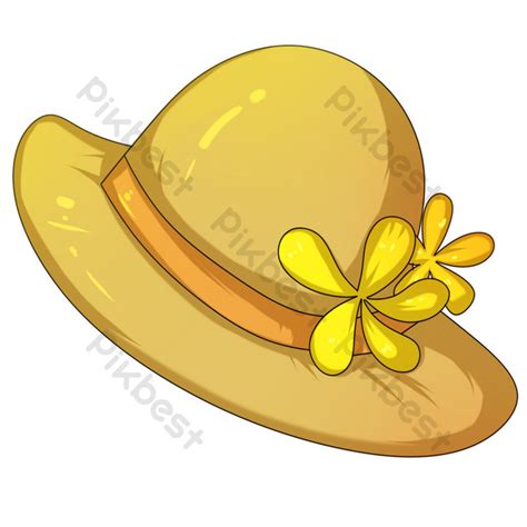 Yellow Hat Drawing Illustration PNG Images | PSD Free Download - Pikbest