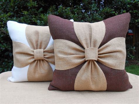 LowCountryHome | Etsy | Bow pillows, Burlap bows, Pillows