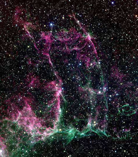 Supernova remnant NGC 6995 - Stock Image - R750/0122 - Science Photo ...