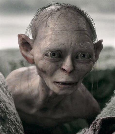 Smeagol just the look on his face when he sees Mordor again. After all ...