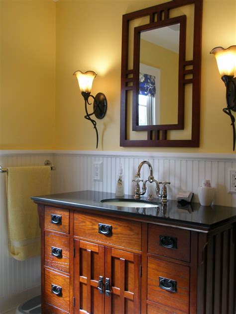 Craftsman Style Bathroom Vanities / Craftsman and Mission Style ...