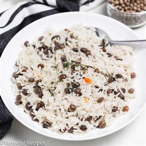 Jamaican Style Rice and Pigeon Peas - Tasteeful Recipes