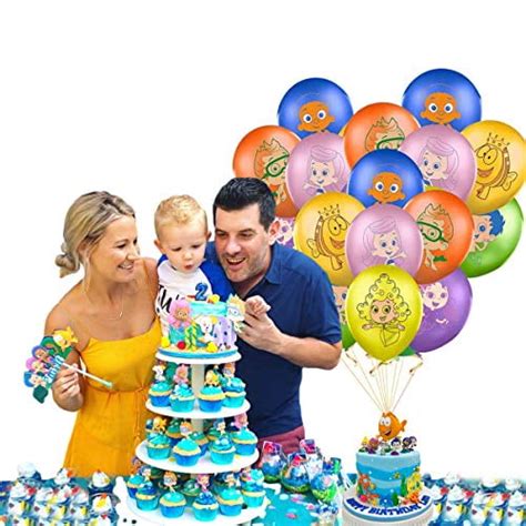 28pcs Bubble Guppies balloons, Bubble Guppies theme party supplies, Children's birthday party ...