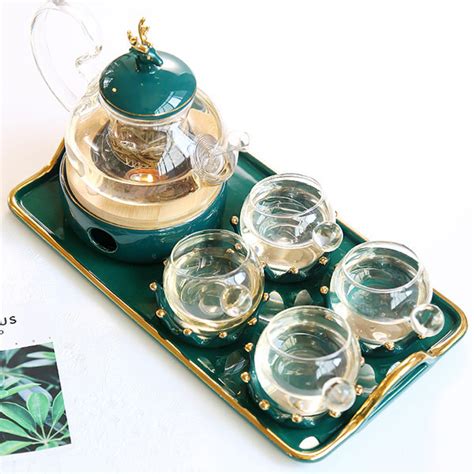 Beautiful Glass Tea Set - ApolloBox