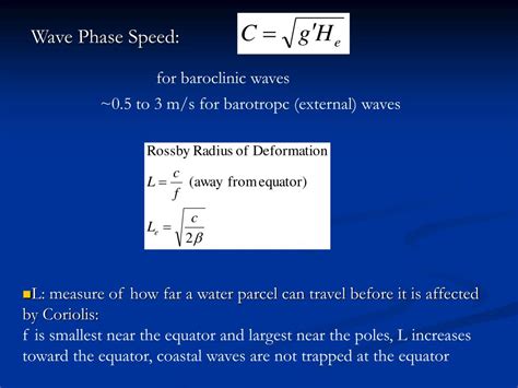 PPT - Rossby and Kelvin Waves, Upwelling, and Equatorial circulation ...