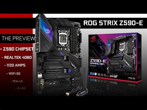 ASUS ROG STRIX Z590-E Gaming WiFi – Laurent's Choice