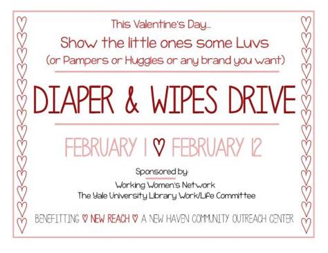 Donate to the Diaper Drive in February | Future Leaders of Yale